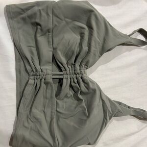 Athletes Olive Green Bralette Top